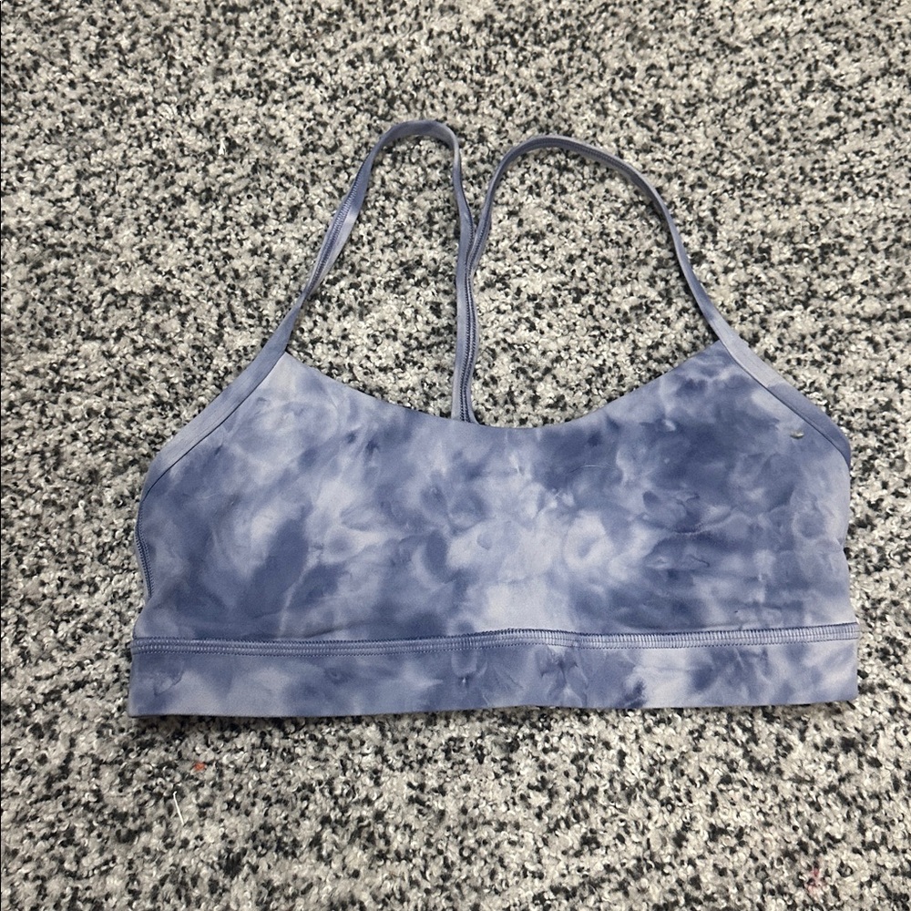 lululemon athletica Tie-Dye Blue Sports Bra